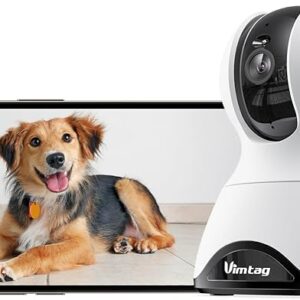 360° View Pet Dog Camera with Phone App Speaker