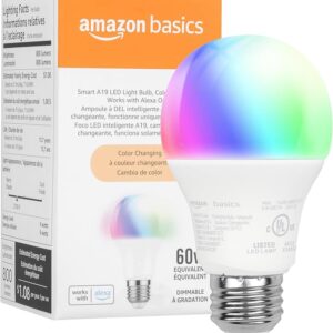 Amazon Basics Smart A19 LED Light Bulb